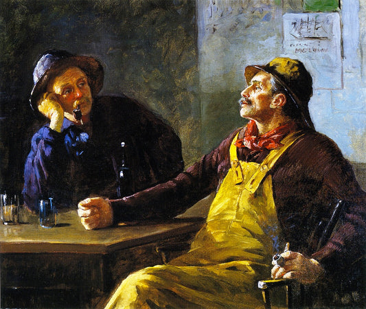 Fishermen in Conversation by Abbott Fuller Graves,A3(16x12")Poster
