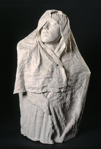 Draped Torso of the Age of Bronze, vintage artwork by Auguste Rodin, 12x8" (A4) Poster