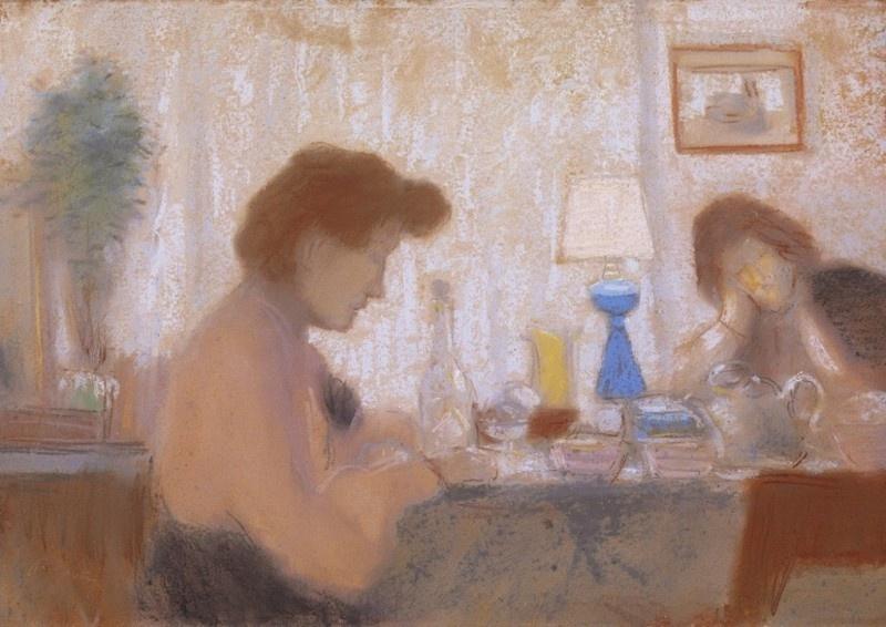 Evening Mood by Jozsef Rippl-Ronai,A3(16x12")Poster