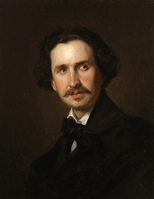 Edward Petzold, vintage artwork by Jozef Simmler, 12x8" (A4) Poster