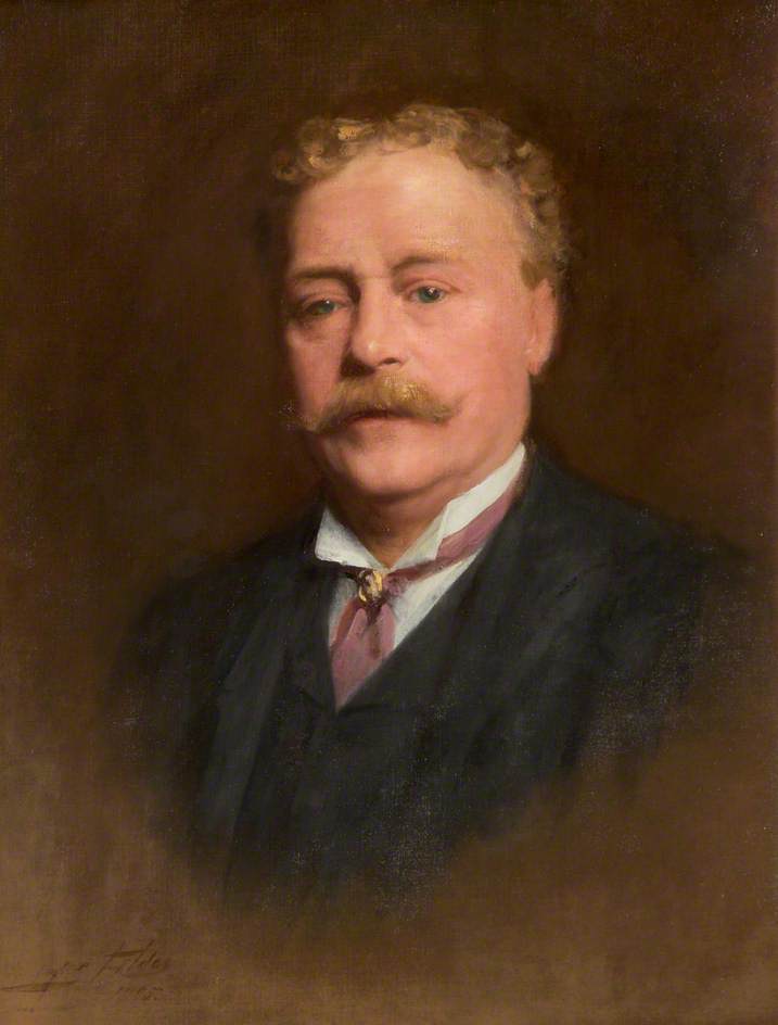 Henry Woods, vintage artwork by Sir Luke Fildes, 12x8" (A4) Poster