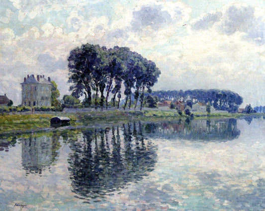 The Banks of the Marne at Pomponne by Henri Lebasque,A3(16x12")Poster