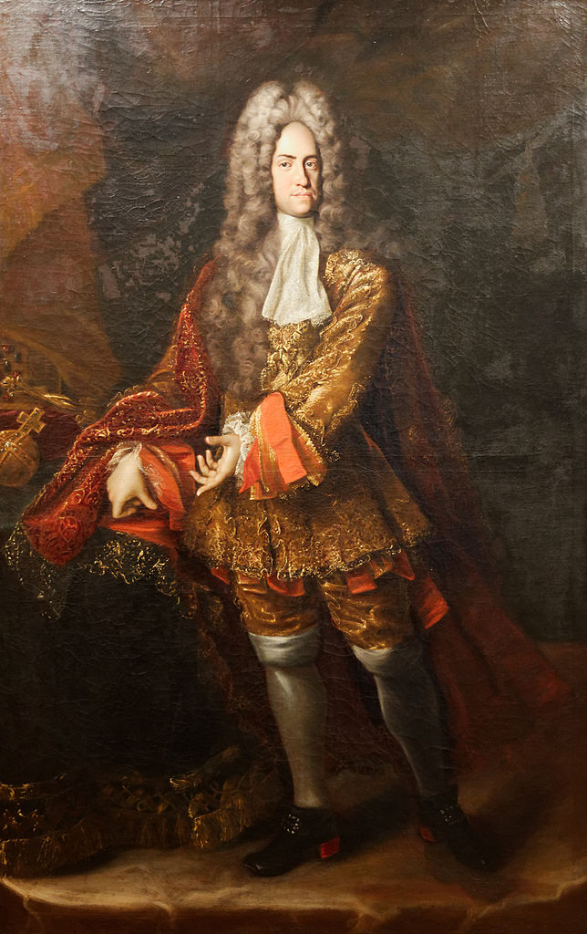 Emperor Charles VI, vintage artwork by Jan Kupecky, 12x8" (A4) Poster