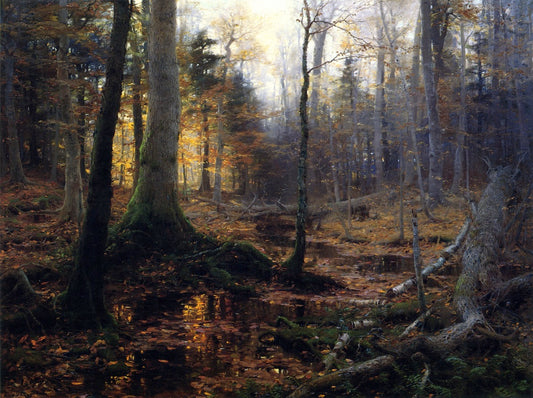 Fallen Monarchs, vintage artwork by William Bliss Baker, 12x8" (A4) Poster