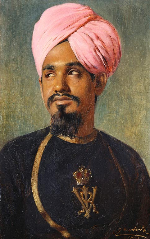 Sheikh Chidda, vintage artwork by Rudolph Swoboda, A3 (16x12") Poster Print