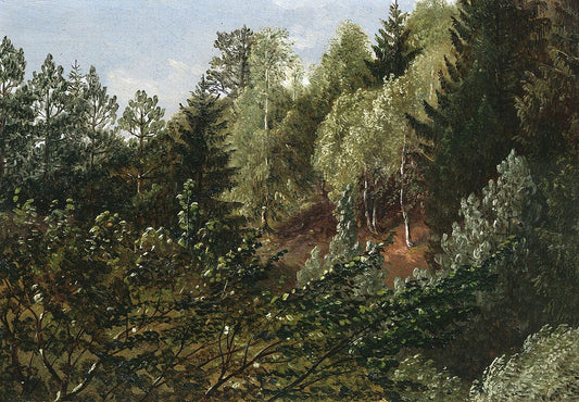 Woodland near Dresden, vintage artwork by Carl Gustav Carus, A3 (16x12") Poster Print