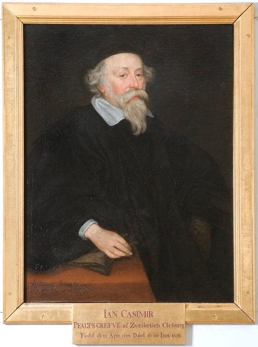 Johan Kasimir, Count Palatine of Zweibrücken, vintage artwork by David Beck, 12x8" (A4) Poster