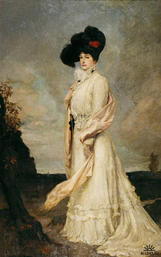 Madame Melba, vintage artwork by Rupert Bunny, 12x8" (A4) Poster