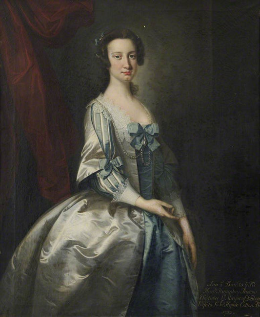 Anne Parsons, vintage artwork by Thomas Hudson, 12x8" (A4) Poster