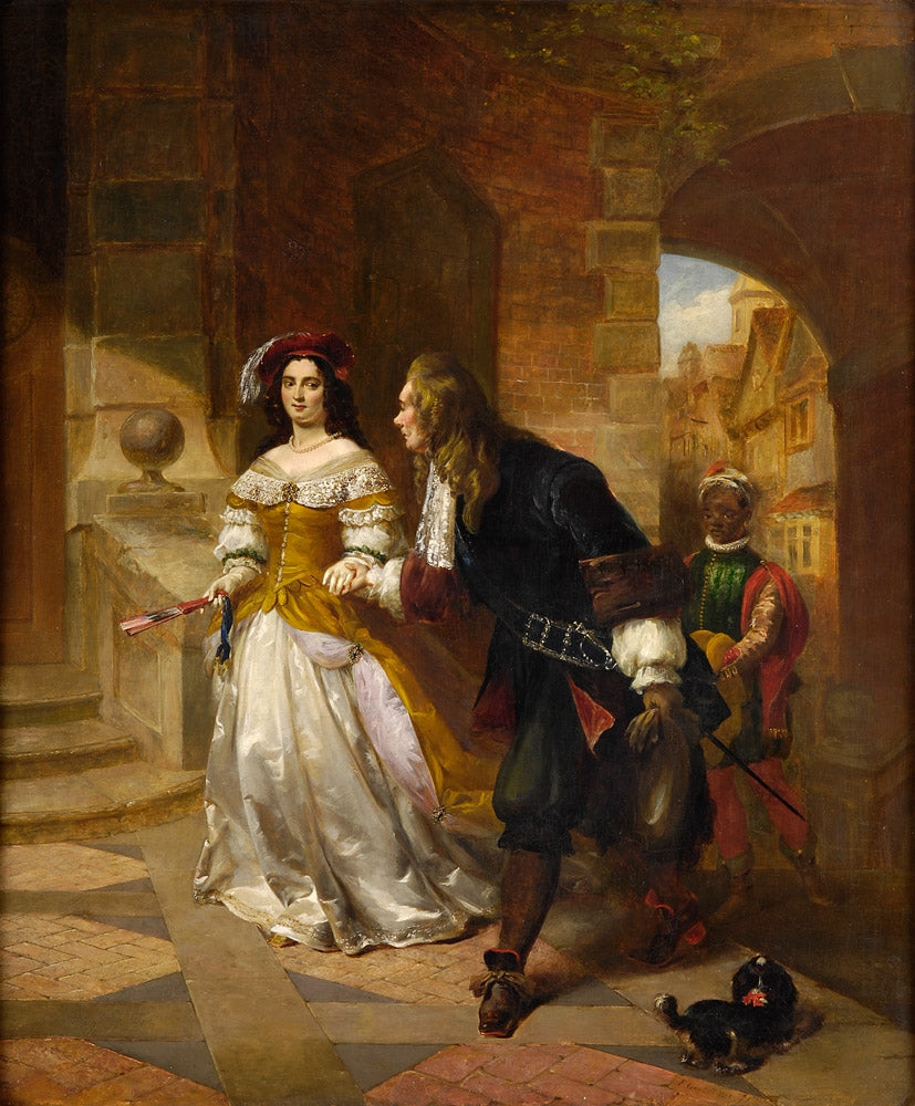 High Society Couple, vintage artwork by Frederick Goodall, A3 (16x12") Poster Print