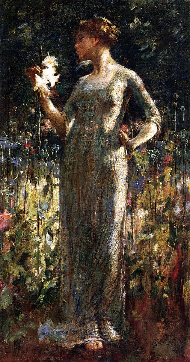 A King's Daughter, vintage artwork by Theodore Robinson, 12x8" (A4) Poster