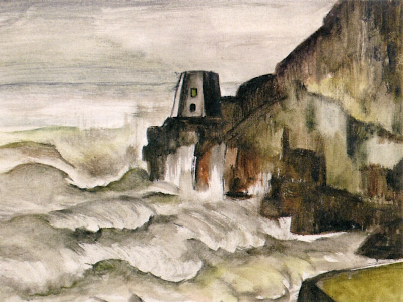 Positano, View onto the Watchtower by Anita Rée,16x12(A3) Poster
