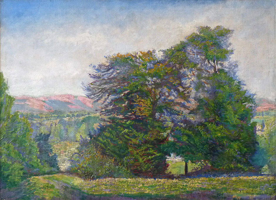 Springtime at Yverdon by Emmanuel de la Villeon,A3(16x12")Poster