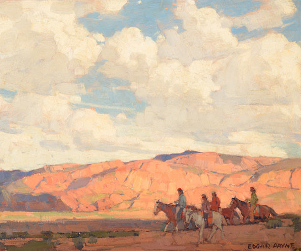 Arizona Country, vintage artwork by Edgar Alwyn Payne, 12x8" (A4) Poster