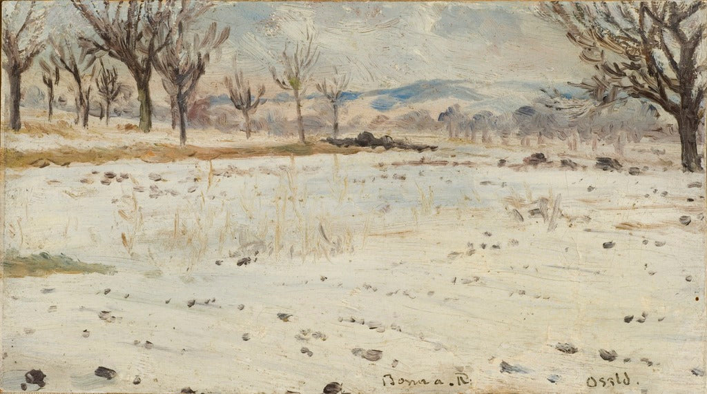 Bonn am Rhein. Winter Landscape by Helmer Osslund,A3(16x12")Poster