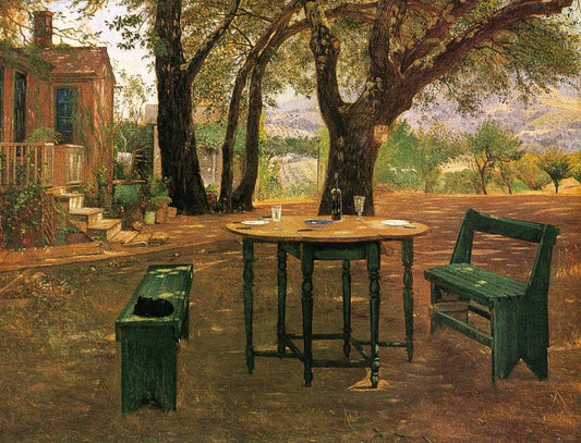 Wine for Two, vintage artwork by Walter I. Cox, 12x8" (A4) Poster