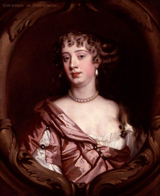 Anna Maria Brudenell, Countess of Shrewsbury, vintage artwork by Peter Lely, 12x8" (A4) Poster