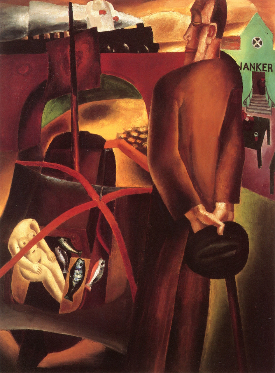The Eternal Wanderer, vintage artwork by Frits Van den Berghe, 12x8" (A4) Poster