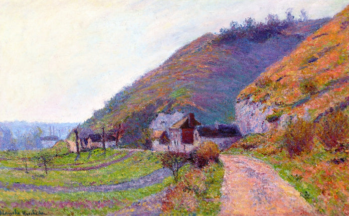 A Road near Giverny by Blanche Hoschede-Monet,A3(16x12