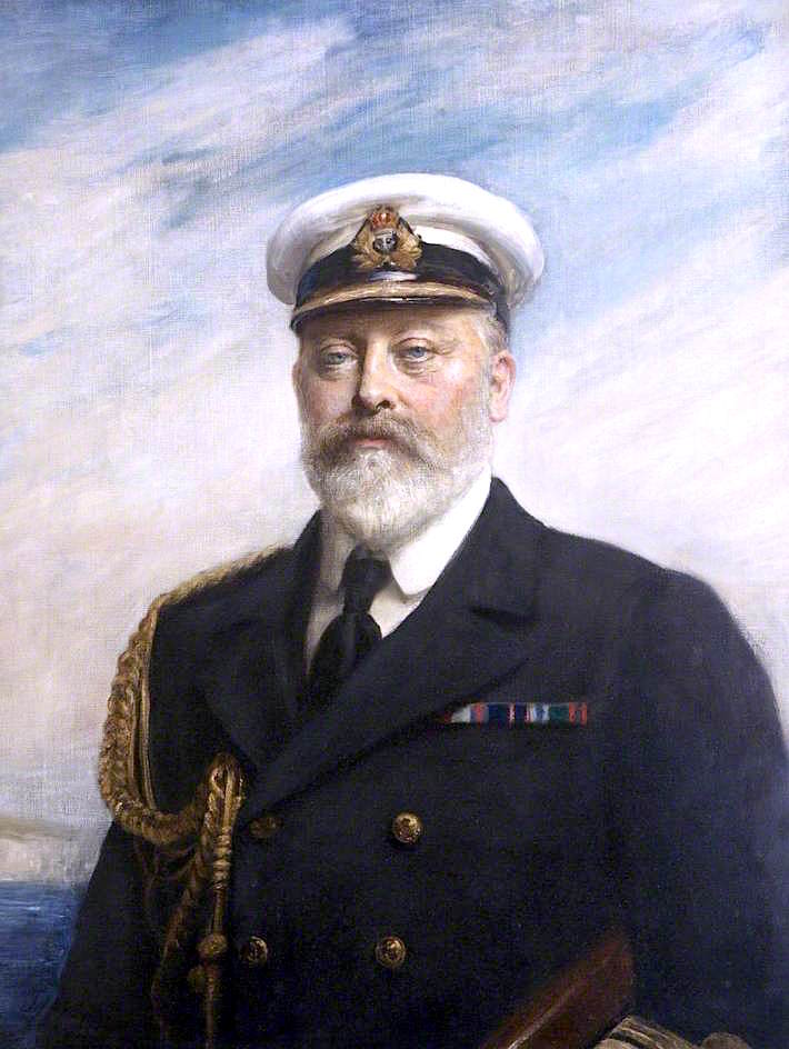 Edward VII, vintage artwork by Arthur Stockdale Cope, 12x8" (A4) Poster