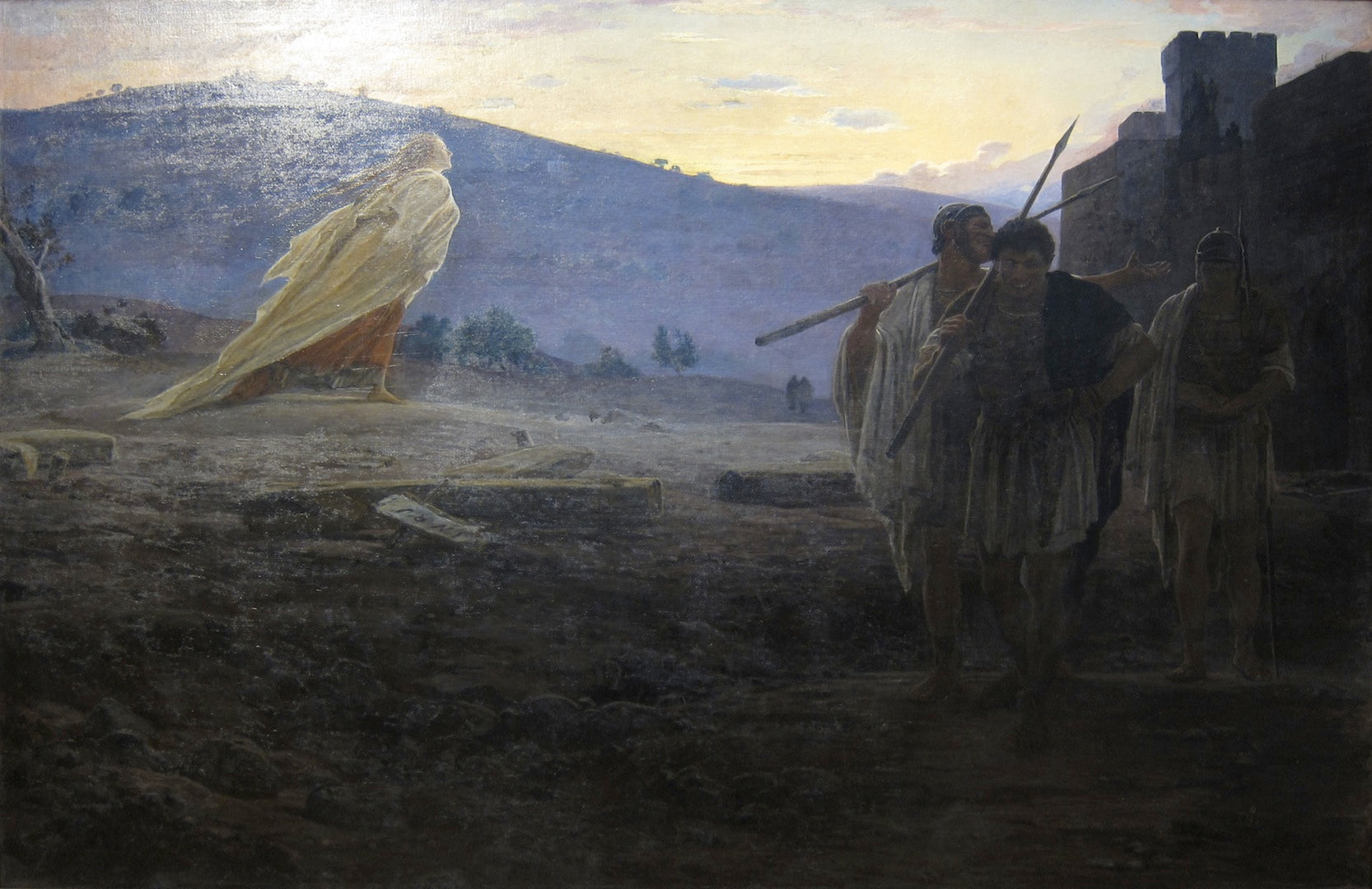 Heralds of the Resurrection, vintage artwork by Nikolai Nikolaevich Ge, 12x8" (A4) Poster