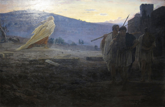 Heralds of the Resurrection, vintage artwork by Nikolai Nikolaevich Ge, 12x8" (A4) Poster