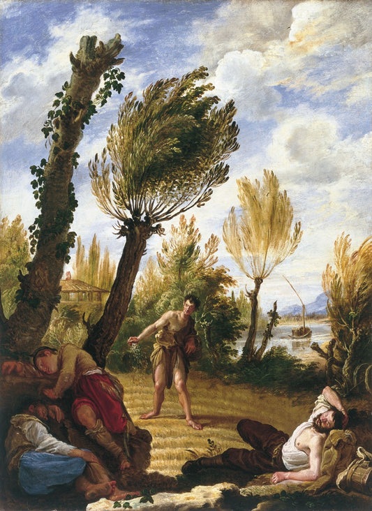 Parable of the Weeds, vintage artwork by Domenico Fetti, 12x8" (A4) Poster