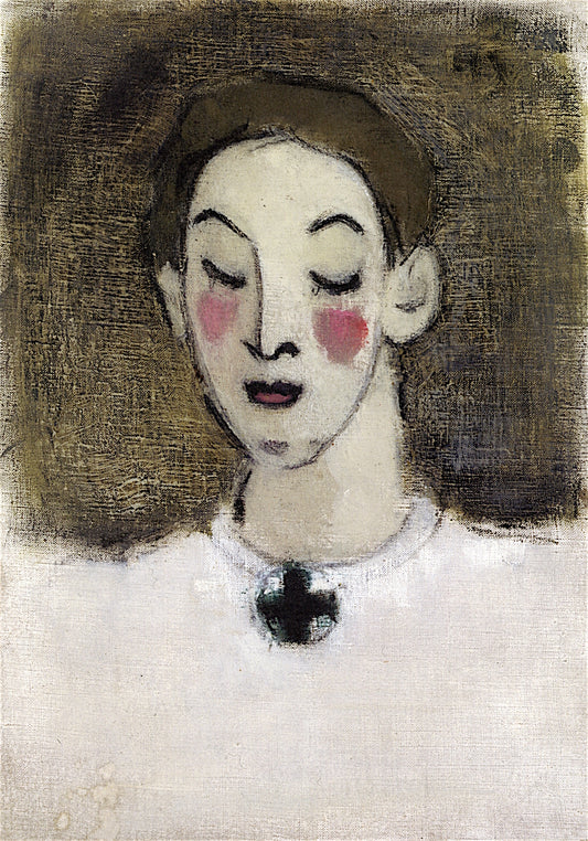 Nurse I (Katja Lahtinen), vintage artwork by Helene Schjerfbeck, 12x8" (A4) Poster