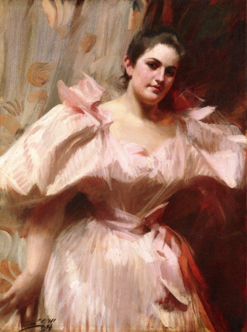 Frieda Schiff, later Mrs. Felix M. Warburg by Anders Zorn,A3(16x12")Poster