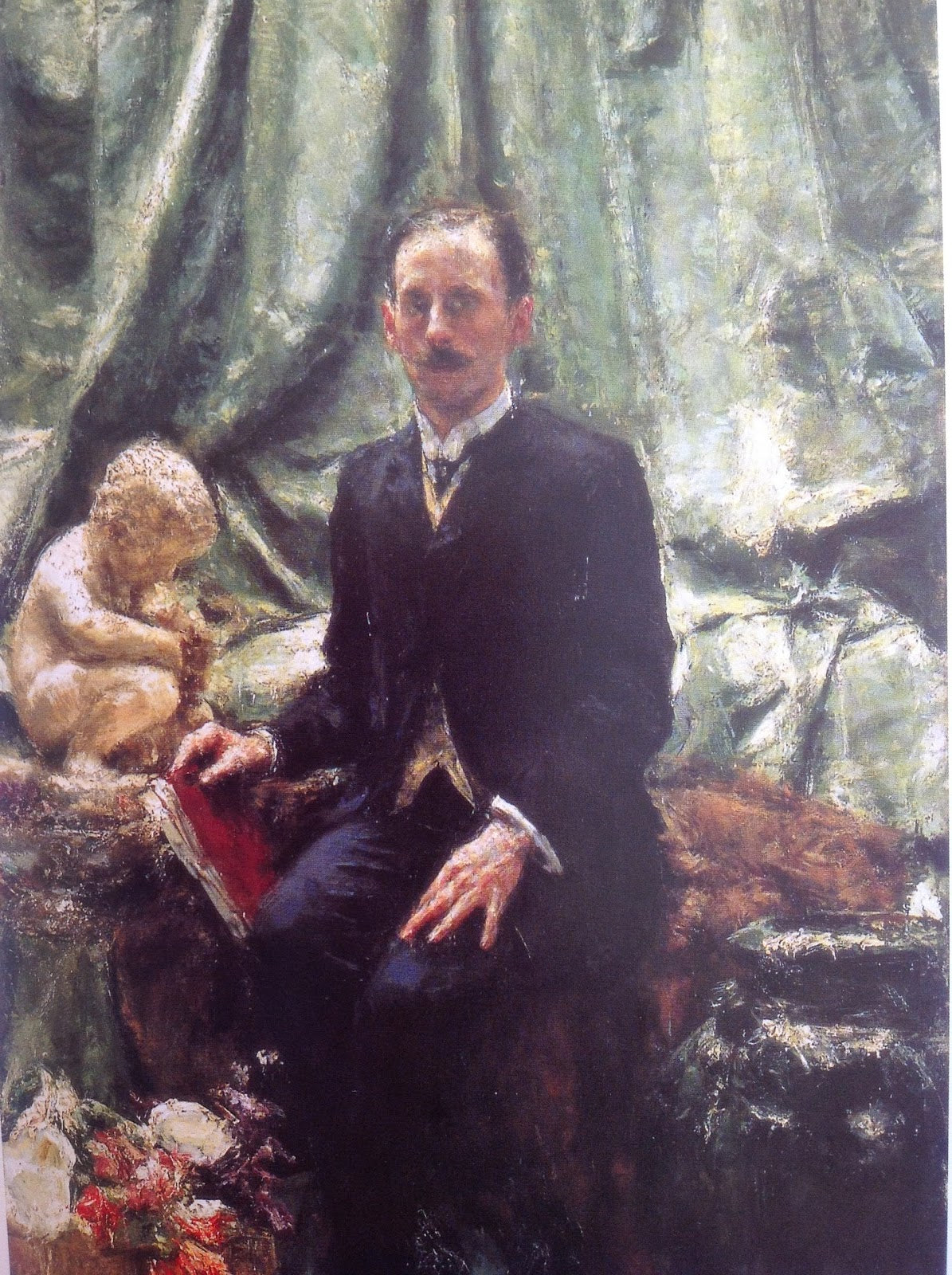 Portrait of Hugh Lane by Antonio Mancini,A3(16x12")Poster