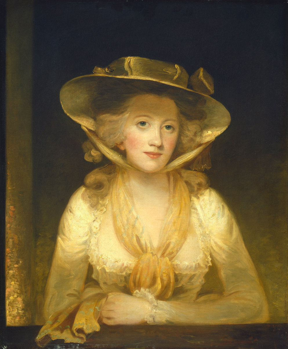Lady Cunliffe, vintage artwork by John Hoppner, 12x8" (A4) Poster
