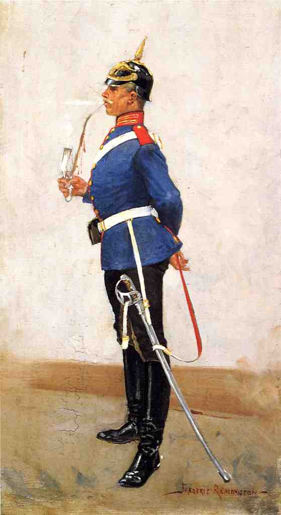 Infantry Officer, Full Dress by Frederic Remington,A3(16x12")Poster