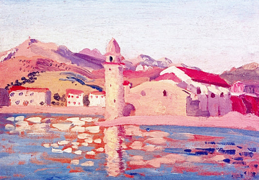 The Church at Collioure by James Dickson Innes,16x12(A3) Poster