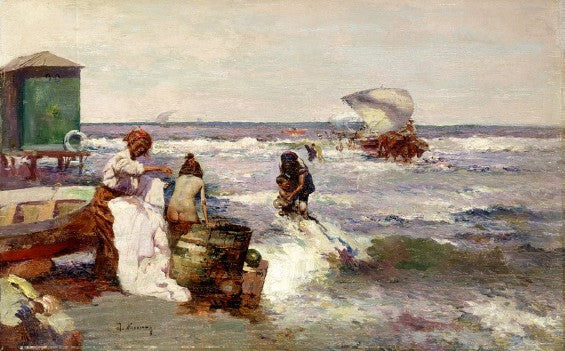En el Puerto by Jose Navarro llorens,A3(16x12")Poster