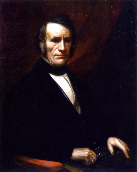 Reverend John Tevis, vintage artwork by Charles V. Bond, 12x8" (A4) Poster