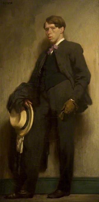 The Artist as a Young Man, vintage artwork by Sir William Orpen, R.A., R.H.A., 12x8" (A4) Poster