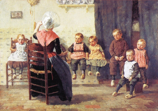 A Story for Children, vintage artwork by Walter MacEwen, 12x8" (A4) Poster