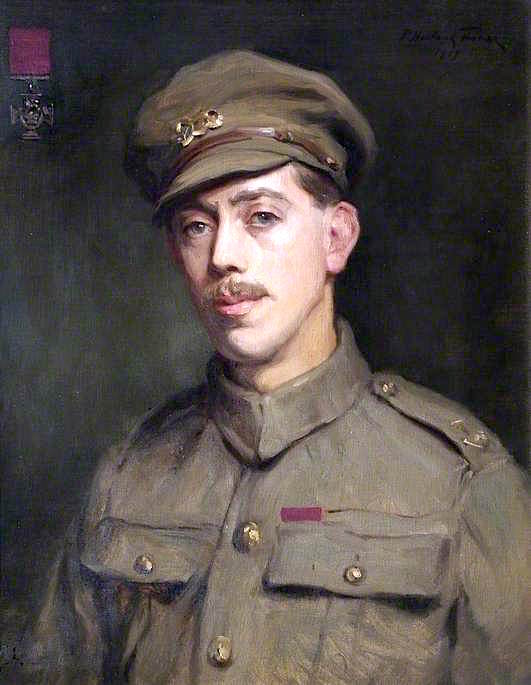 Trooper Frederick William Owen Potts, VC, vintage artwork by Percy Harland Fisher, 12x8" (A4) Poster
