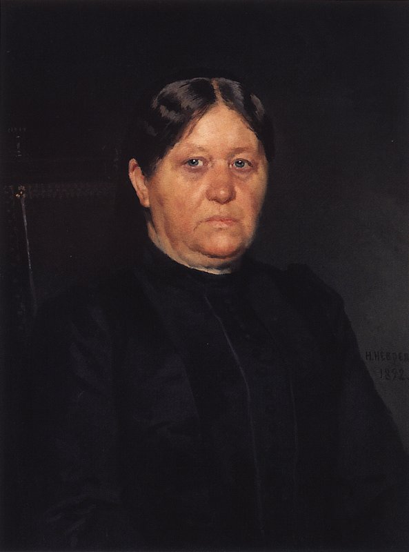Portrait of N.M. Kharitonenko, vintage artwork by Nikolai Vasilevich Nevrev, 12x8" (A4) Poster