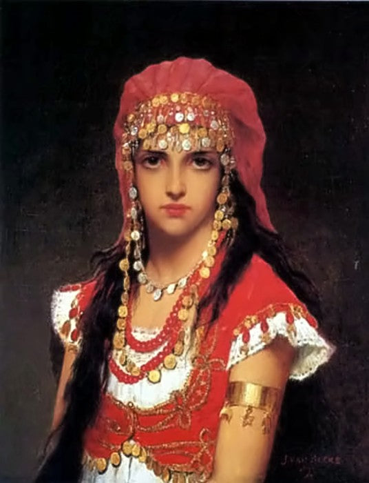 Souvenance, vintage artwork by Jan van Beers, 12x8" (A4) Poster