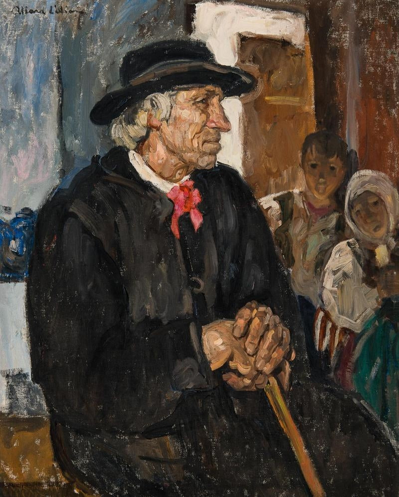 An Old Polish Man by Fernand Allard l'Olivier,16x12(A3) Poster