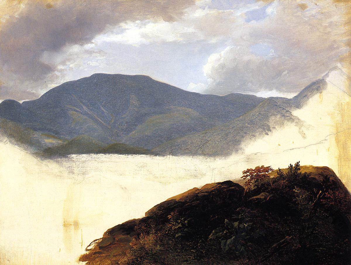 Hudson River Sketch, vintage artwork by Asher Brown Durand, A3 (16x12") Poster Print