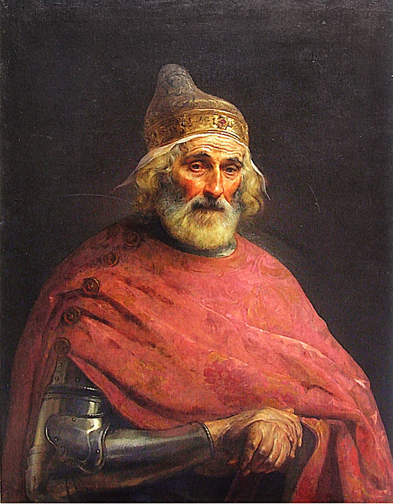 Il doge Gritti, vintage artwork by Francesco Paolo Hayez, A3 (16x12") Poster Print