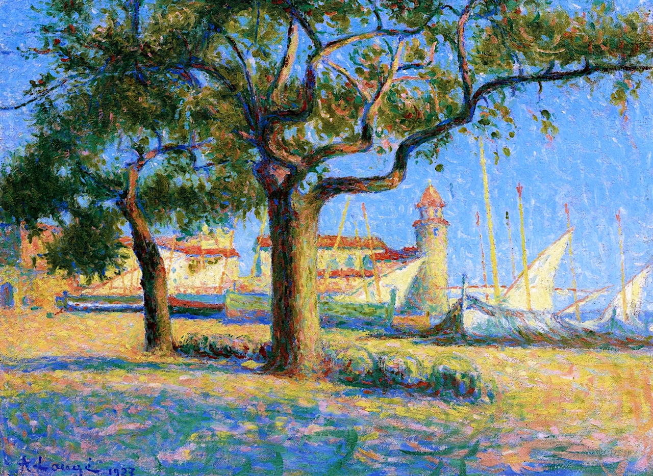 The Tower at Collioure by Achille Lauge,A3(16x12")Poster