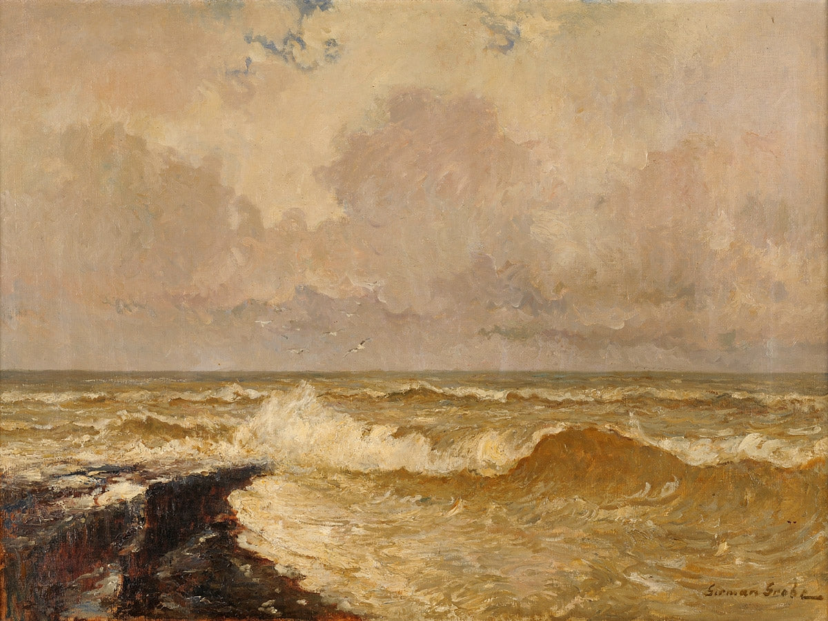 The Surf by German Grobe,A3(16x12")Poster