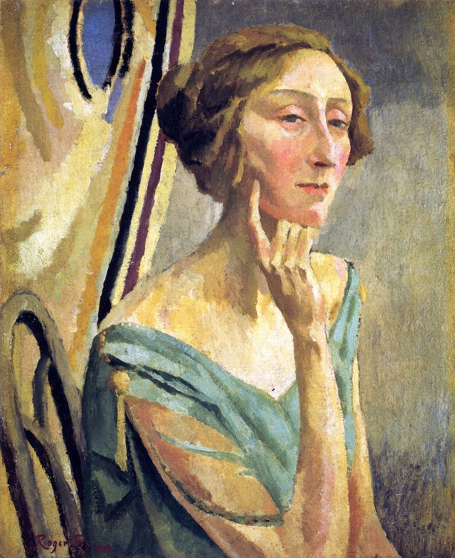 Edith Sitwell, vintage artwork by Roger Eliot Fry, 12x8" (A4) Poster