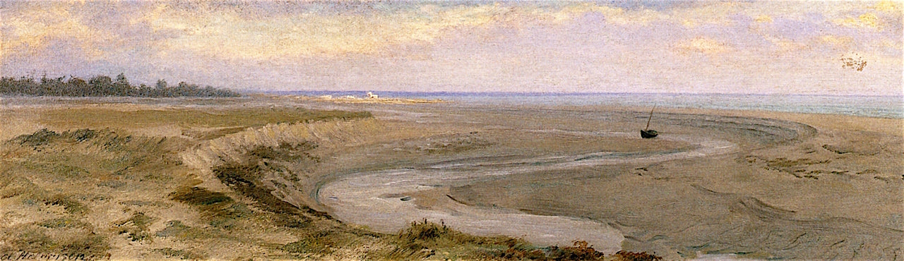 Beach Tides, vintage artwork by Alexander Harrison, 12x8" (A4) Poster