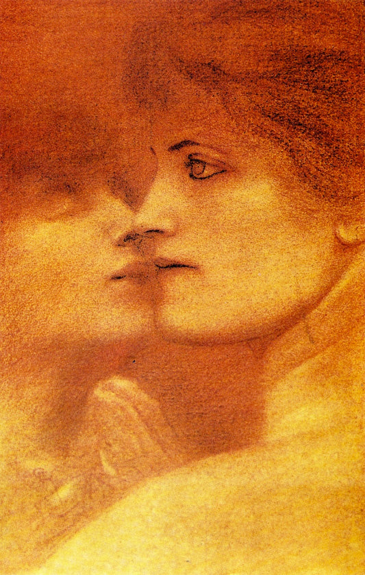 Study of Women by Fernand Khnopff,A3(16x12")Poster