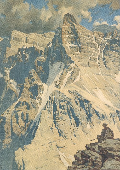 Montagne Rocheuse Sauvage by Ernst Heinrich Platz,A3(16x12")Poster