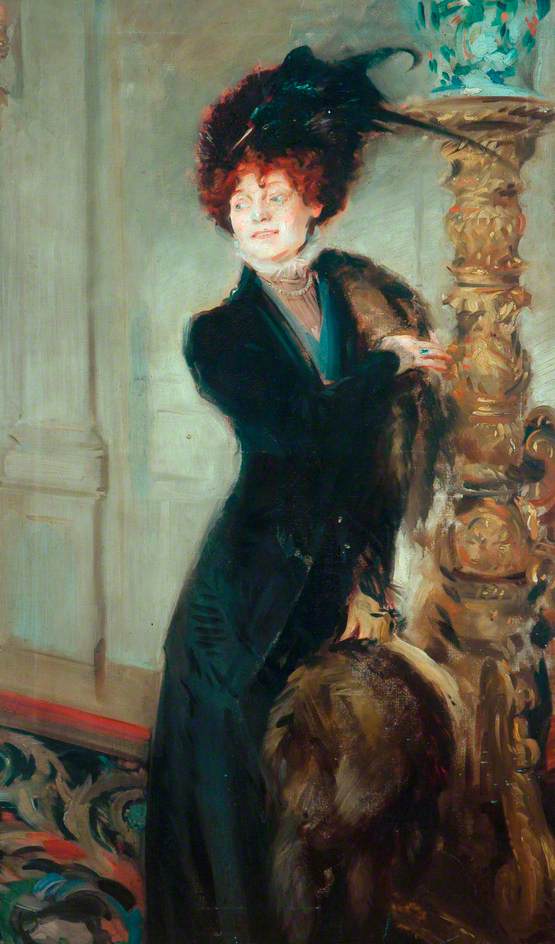 Mrs Emile Mond by William Bruce Ellis Ranken,16x12(A3) Poster